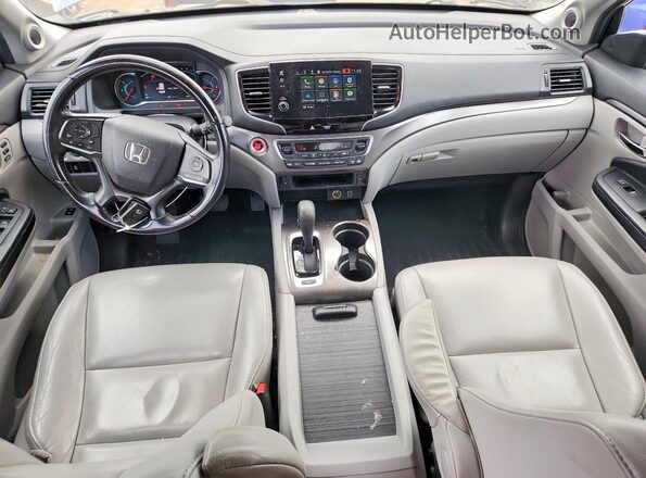 5FNYF6H53KB045801 2019 HONDA PILOT Silver Вид щитка приладів