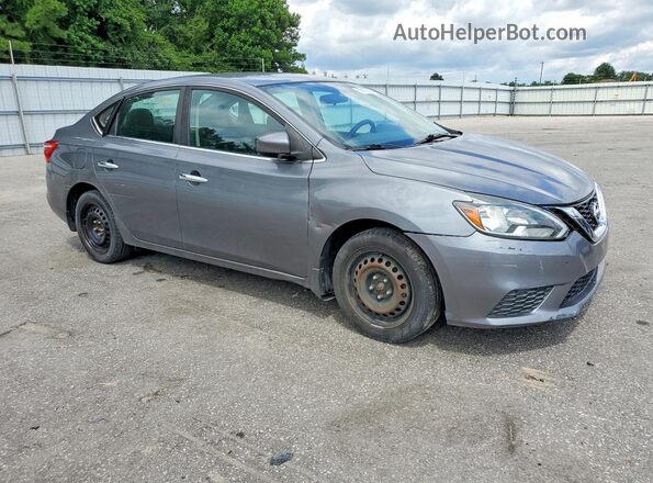 3N1AB7AP8HY407653 2017 NISSAN SENTRA Серый Вид спереди