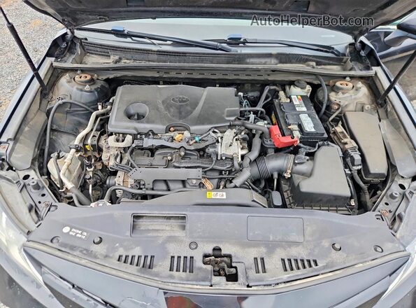 4T1B11HK2KU742490 2019 TOYOTA CAMRY Black ძრავის განყოფილების ხედი