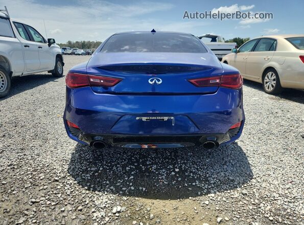 JN1EV7EK1KM230283 2019 INFINITI Q60 Blue Front interior view
