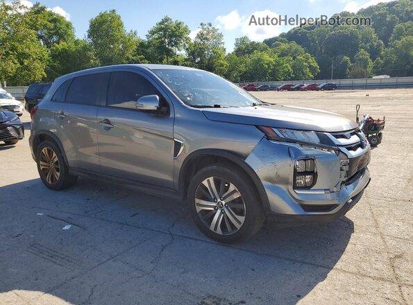 JA4AP4AU6LU029065 2020 MITSUBISHI OUTLANDER Gray Դիմացի տեսք