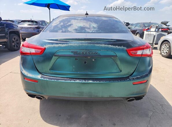 ZAM57XSAXG1172116 2016 MASERATI GHIBLI Green Front interior view