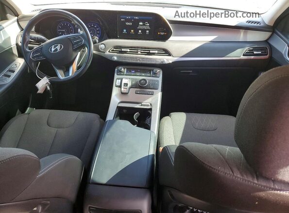 KM8R24HE7LU143626 2020 HYUNDAI PALISADE White ხელსაწყოთა პანელის ხედი
