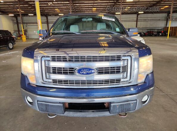 1FTFW1ET4DKD72243 2023 FORD F150 Синий Вид сзади