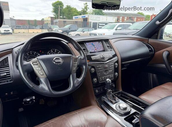 JN8AY2NE0J9734362 2018 NISSAN ARMADA Белый Вид задних сидений