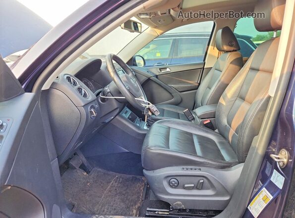 WVGBV7AX3GW546387 2016 VOLKSWAGEN TIGUAN Синий Вид панели приборов