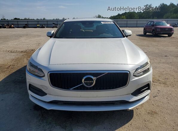 YV1102AK3H1010182 2017 VOLVO S90 White Հետևի տեսք