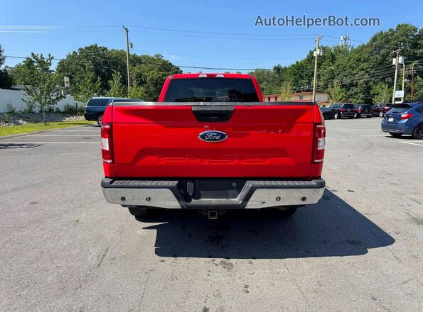 1FTEX1C55LKE26080 2020 FORD F150 Red უკანა ხედი