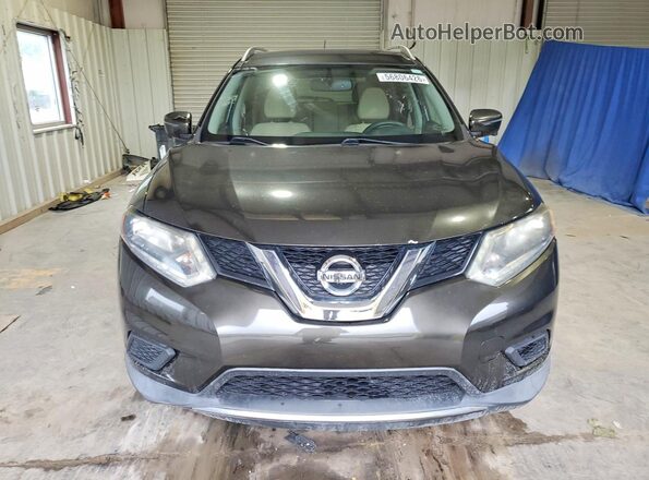 KNMAT2MV3GP673699 2016 NISSAN ROGUE Brown Հետևի տեսք