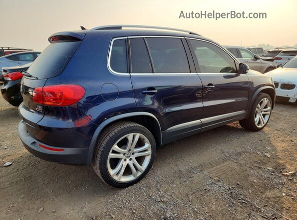 WVGBV7AX3GW546387 2016 VOLKSWAGEN TIGUAN Синий Передняя правая четверть