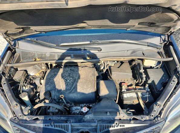 5TDXZ3DC0JS955065 2018 TOYOTA SIENNA Black Widok naklejki z numerem VIN