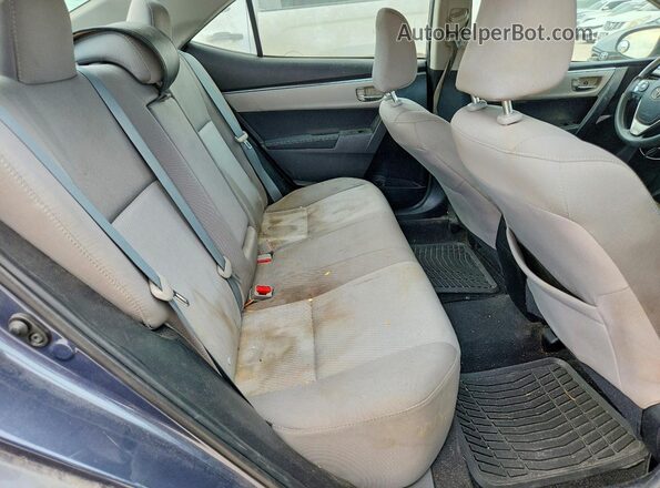 5YFBURHE6GP452293 2016 TOYOTA COROLLA Gray უკანა სალონის ხედი
