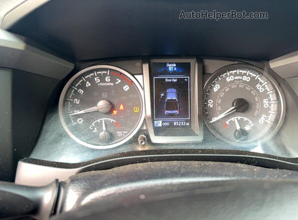 3TMDZ5BNXNM136041 2022 TOYOTA TACOMA Green Instrument cluster view