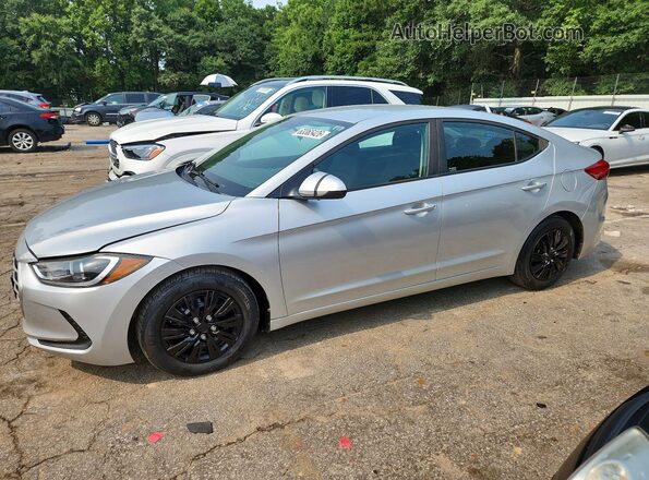 5NPD74LF5JH353052 2018 HYUNDAI ELANTRA Silver Tył lewy