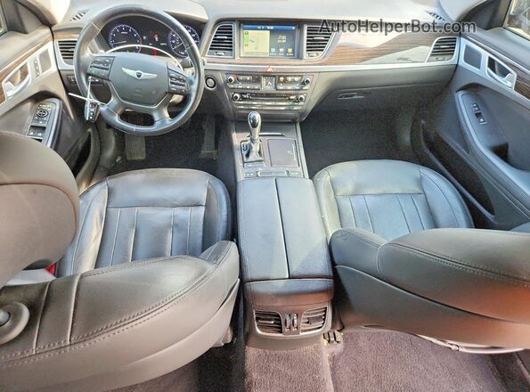 KMHGN4JE1GU106389 2016 HYUNDAI GENESIS Black Vista del cuadro de instrumentos
