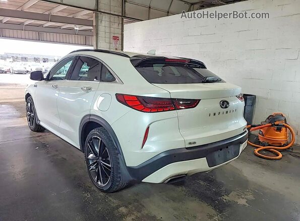 3PCAJ5J36NF101835 2022 INFINITI QX55 White Передня права чверть