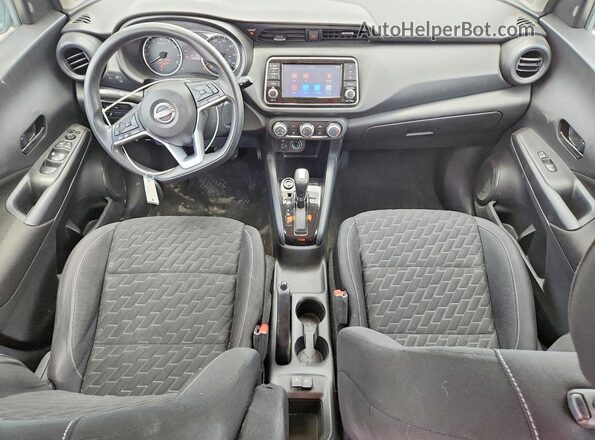 3N1CP5BV9NL517504 2022 NISSAN KICKS White Вид щитка приладів