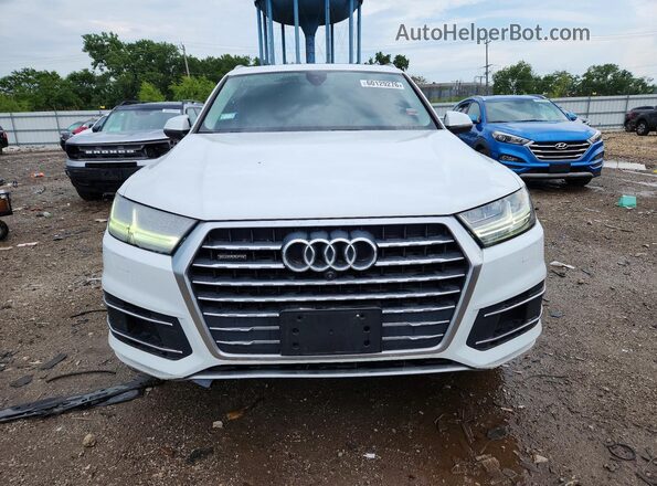 WA1LHAF77KD017853 2019 AUDI Q7 White Widok z tyłu
