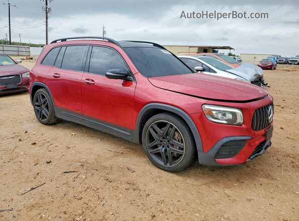 W1N4M5BB6MW081843 2021 MERCEDES-BENZ GLB-CLASS Red Widok z przodu