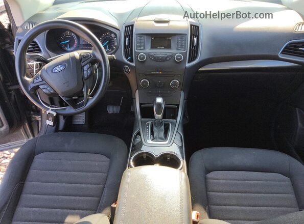 2FMPK3G93JBC12241 2018 FORD EDGE Gray Vista del cuadro de instrumentos