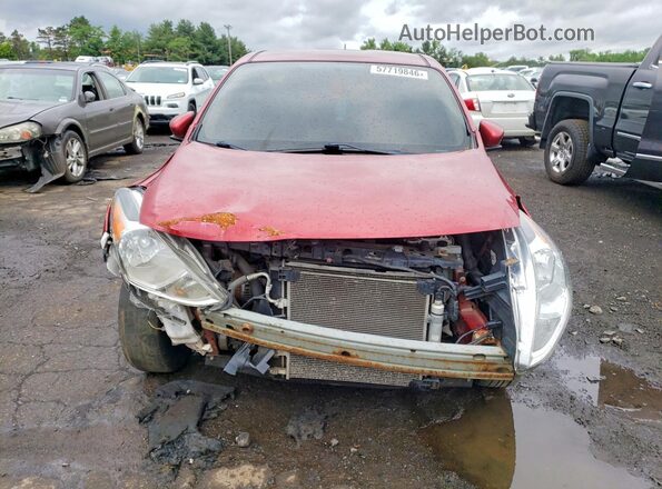 3N1CN7AP0JL883267 2018 NISSAN VERSA Burgundy Հետևի տեսք