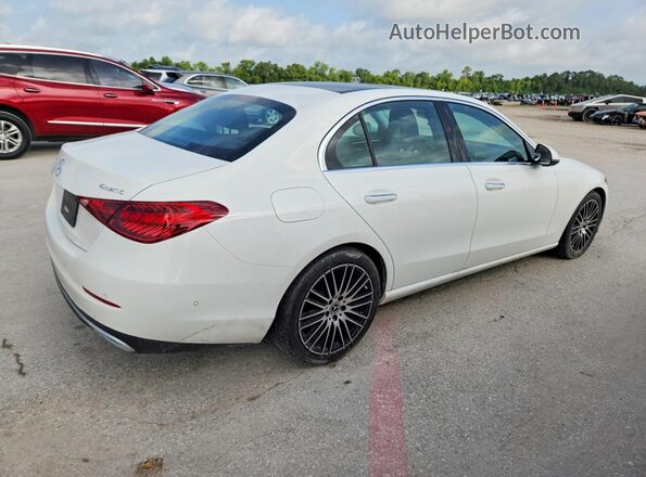 W1KAF4HB1PR148802 2023 MERCEDES-BENZ C Белый Передняя правая четверть