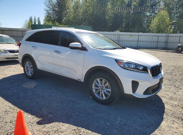 5XYPGDA56KG468663 2019 KIA SORENTO White Դիմացի տեսք