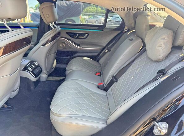 W1K6G7GB9MA018850 2021 MERCEDES-BENZ S-CLASS Black უკანა სავარძლების ხედი