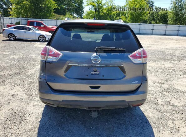 JN8AT2MV5GW132373 2016 NISSAN ROGUE Серый Вид салона спереди