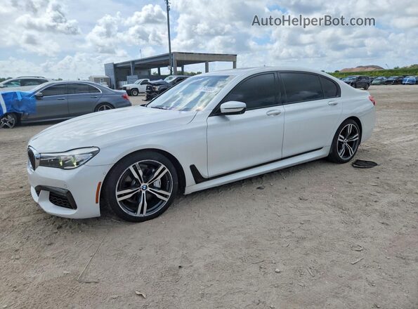 WBA7E2C58GG547860 2016 BMW 7 SERIES White Trasero izquierdo