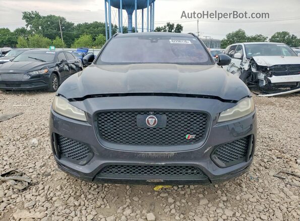 SADCM2BV6HA498253 2017 JAGUAR F-PACE Gray Vista trasera