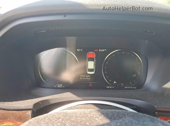 YV1102AK3H1010182 2017 VOLVO S90 White Հետևի նստատեղերի տեսք