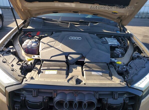 WA1VVBF78SD022700 2025 AUDI Q7 Tan VIN კოდის სტიკერის ხედი