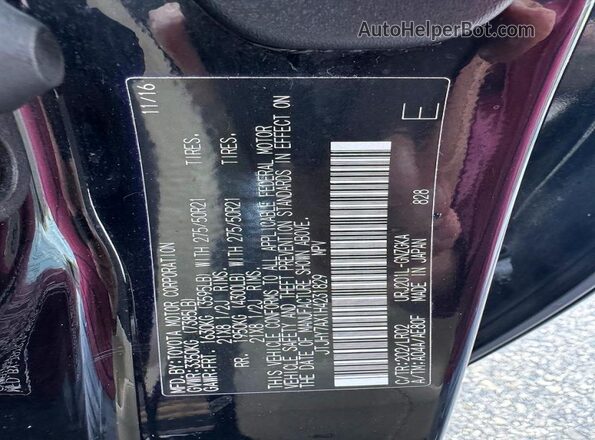 JTJHY7AX1H4231829 2017 LEXUS LX Black Vista interior de 360 grados