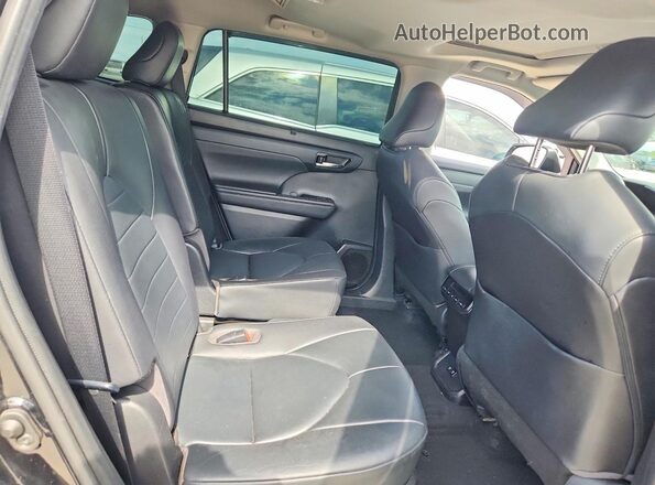 5TDGZRAH4LS014952 2020 TOYOTA HIGHLANDER Black Вид підкапотного простору