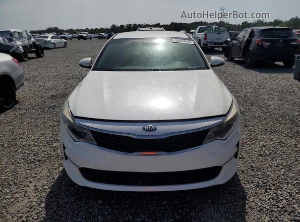 KNAGT4L3XG5098984 2016 KIA OPTIMA White Вид ззаду