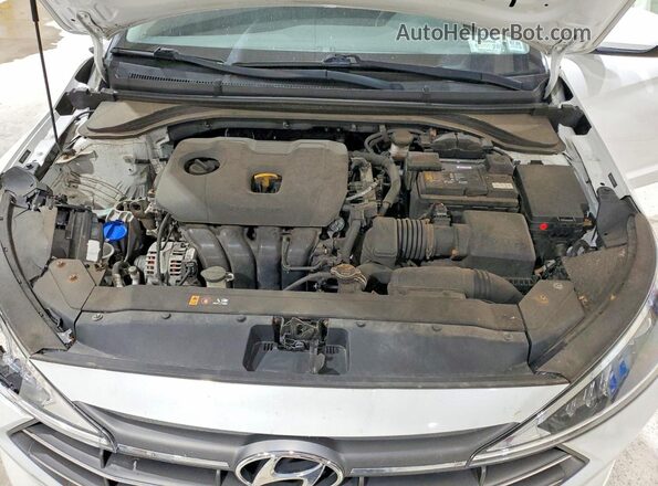 5NPD74LF8LH565057 2020 HYUNDAI ELANTRA White Engine compartment view