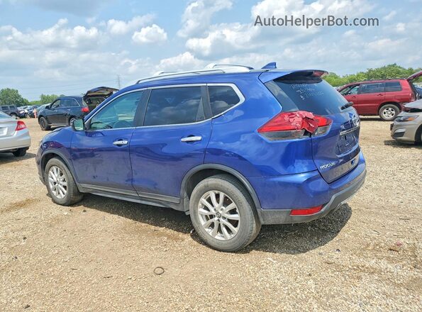 5N1AT2MV6HC810400 2017 NISSAN ROGUE Blue Rear right