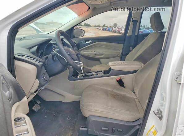 1FMCU0GDXKUA89335 2019 FORD ESCAPE White Вид панелі приладів