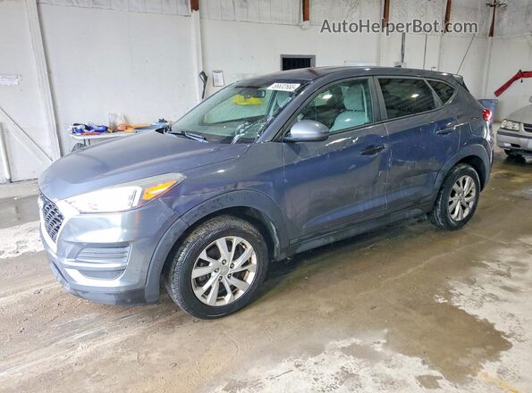 KM8J2CA46KU881456 2019 HYUNDAI TUCSON Gray Задня ліва чверть