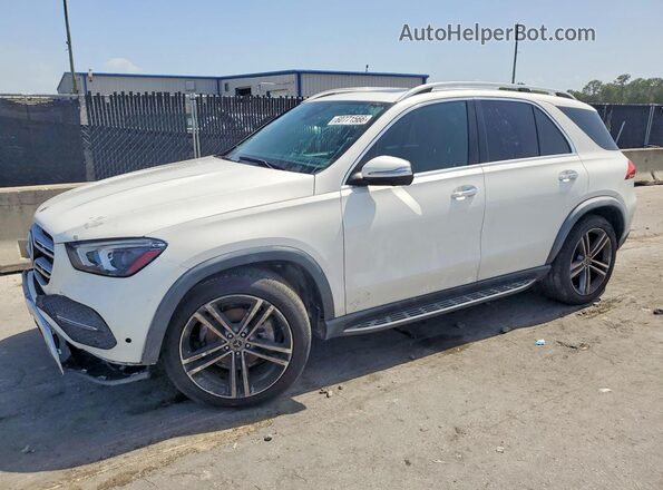 4JGFB4JBXMA392136 2021 MERCEDES-BENZ GLE Белый Задняя левая четверть