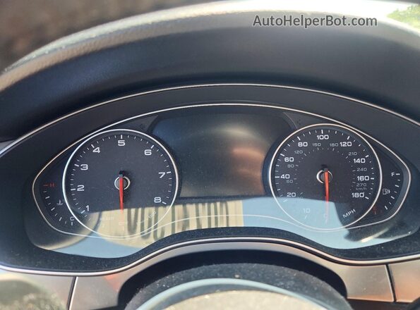 WAU2GAFCXGN005437 2016 AUDI A7 White Вид задніх сидінь
