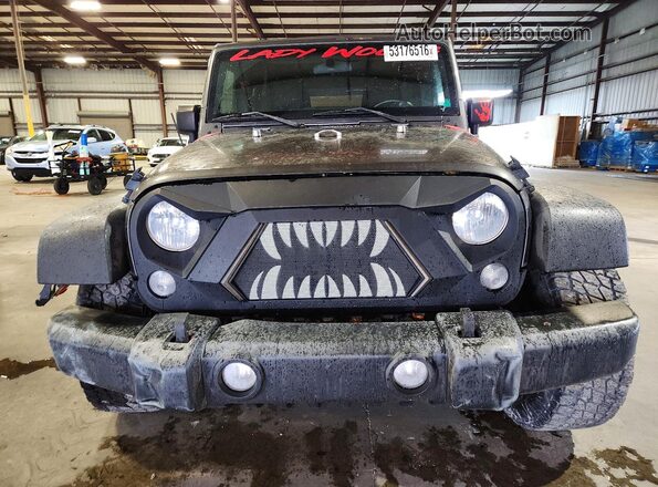 1C4BJWDG4HL587619 2017 JEEP WRANGLER Gray უკანა ხედი