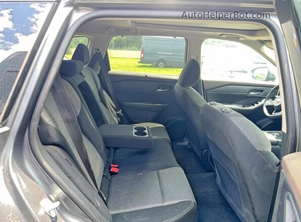 5N1BT3BA7NC728696 2022 NISSAN ROGUE Gray Front interior view
