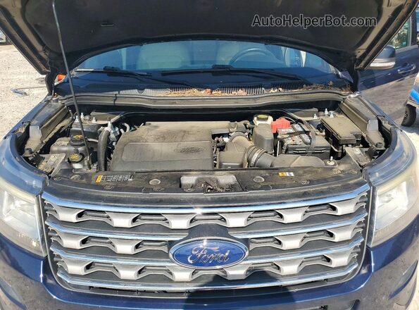 1FM5K8D80HGC60198 2017 FORD EXPLORER Blue VIN կոդի պիտակի տեսք