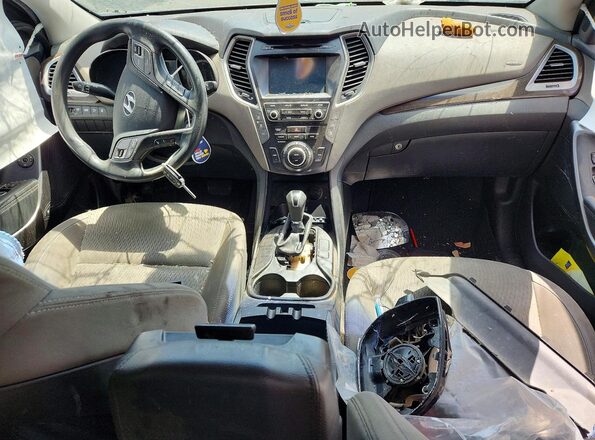 KM8SM4HFXKU307244 2019 HYUNDAI SANTA Silver Vista del cuadro de instrumentos
