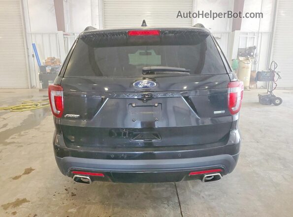 1FM5K8GT7HGB66397 2017 FORD EXPLORER Black Սալոնի դիմացի տեսք