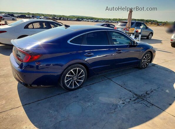 5NPEH4J26NH149738 2022 HYUNDAI SONATA Blue წინა მარჯვენა