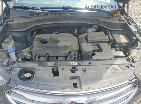 5XYZUDLBXJG522405 2018 HYUNDAI SANTA FE Blue VIN sticker view