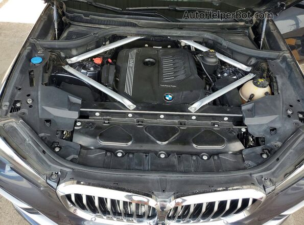 5UXCR6C54KLK85122 2019 BMW X5 Charcoal Widok naklejki z numerem VIN
